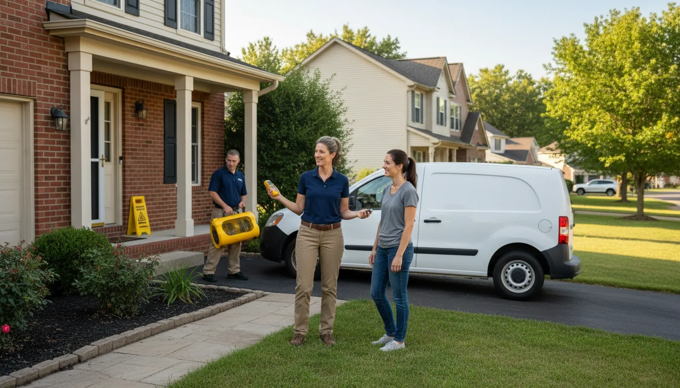 Residential water damage restoration in Litchfield, NE